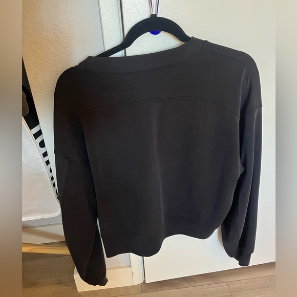 Black Lululemon Soft streme pull over - Picture 8 of 9